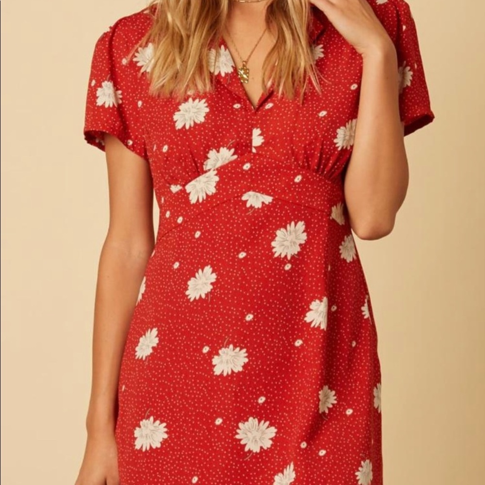 Cotton Candy LA floral mini dress